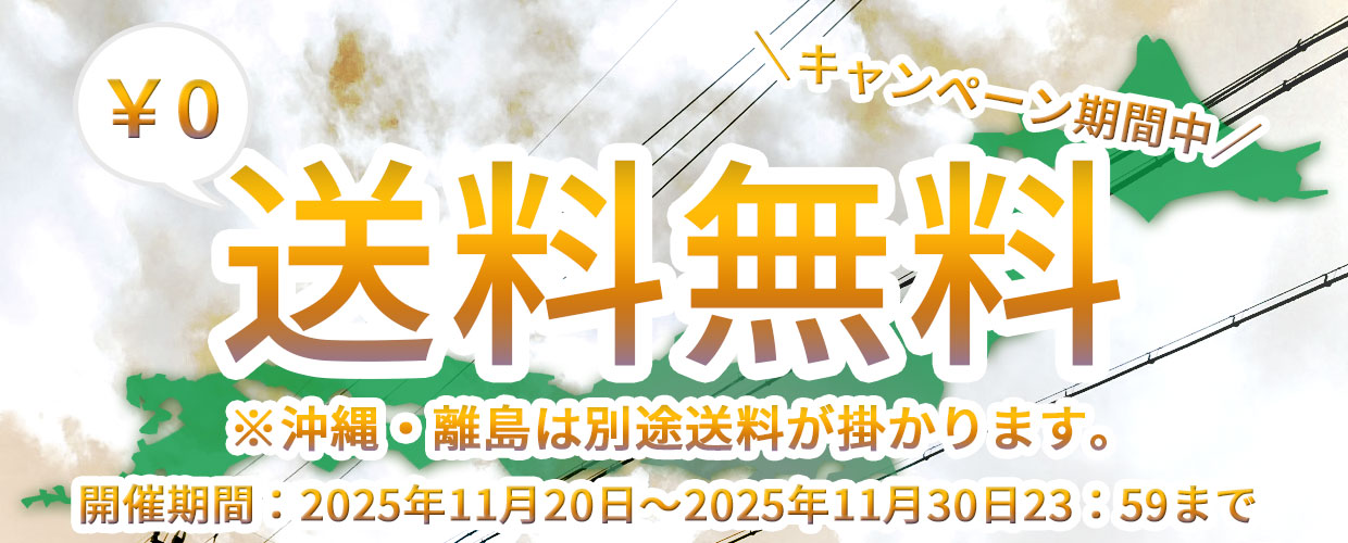 送料無料キャンペーン